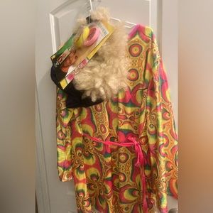 Plus Size Adult Womens 1960s Hippie Girl